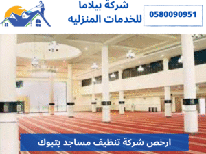 ارخص شركة تنظيف مساجد بتبوك